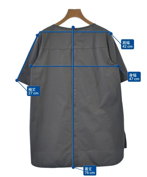 PLST（プラステ）カジュアルシャツ グレー サイズ:M レディース/2200647838044