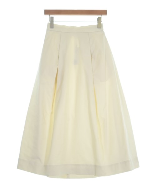 PLST(プラステ)ロング・マキシ丈スカート 白 サイズ:M/2200638046083