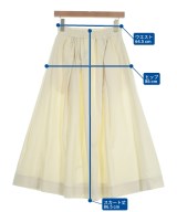 PLST（プラステ）ロング・マキシ丈スカート 白 サイズ:M レディース/2200638046083
