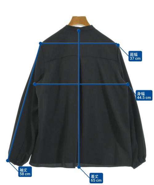 PLST（プラステ）ブラウス 黒 サイズ:M レディース/2200646429069