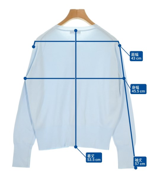 PLST（プラステ）カーディガン 青 サイズ:M レディース/2200641262111