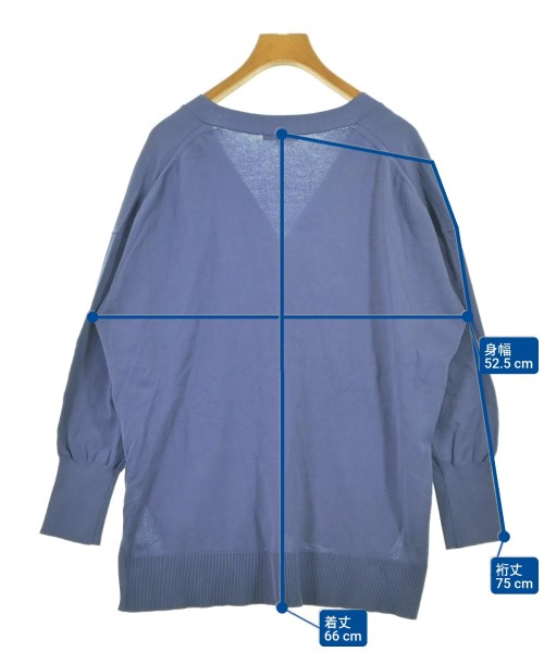 PLST（プラステ）カーディガン 青 サイズ:M レディース/2200641262227