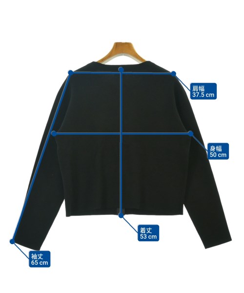 PLST（プラステ）カーディガン 黒 サイズ:M レディース/2200648702030