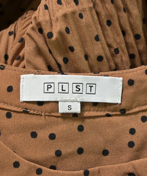PLST（プラステ）シャツワンピース 茶 サイズ:S レディース/2200648243014