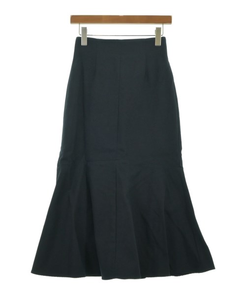 PLST(プラステ)ロング・マキシ丈スカート 紺 サイズ:S/2200653208046