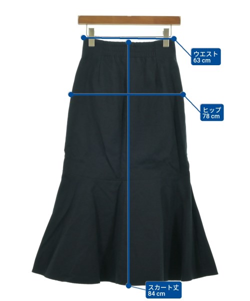 PLST（プラステ）ロング・マキシ丈スカート 紺 サイズ:S レディース/2200653208046