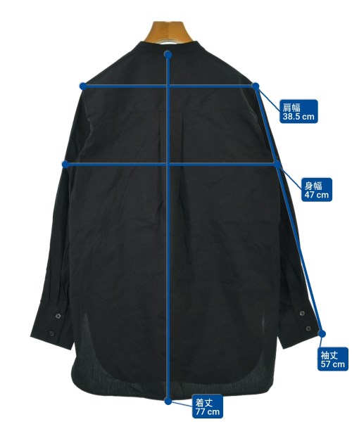 PLST（プラステ）カジュアルシャツ 黒 サイズ:M レディース/2200646885049