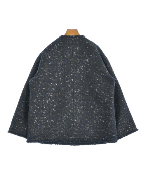 PLST（プラステ）ノーカラージャケット 紺 サイズ:M レディース/2200648146049