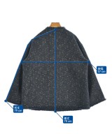 PLST（プラステ）ノーカラージャケット 紺 サイズ:M レディース/2200648146049