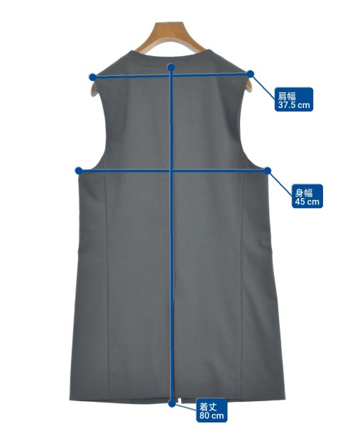 PLST（プラステ）ベスト グレー サイズ:S レディース/2200645648010