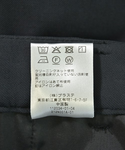 PLST（プラステ）クロップドパンツ 黒 サイズ:XS レディース/2200707712079