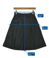 PLST（プラステ）ひざ丈スカート 黒 サイズ:S レディース/2200708994054