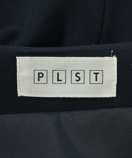 PLST（プラステ）ノーカラージャケット 紺 サイズ:S レディース/2200708994078