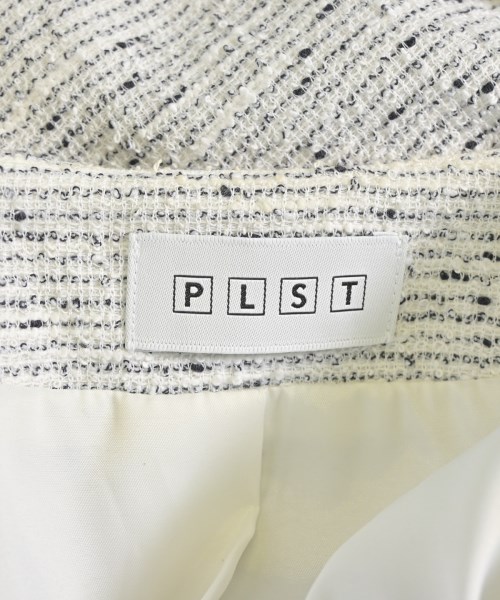 PLST（プラステ）ノーカラージャケット 白 サイズ:XS レディース/2200709280019