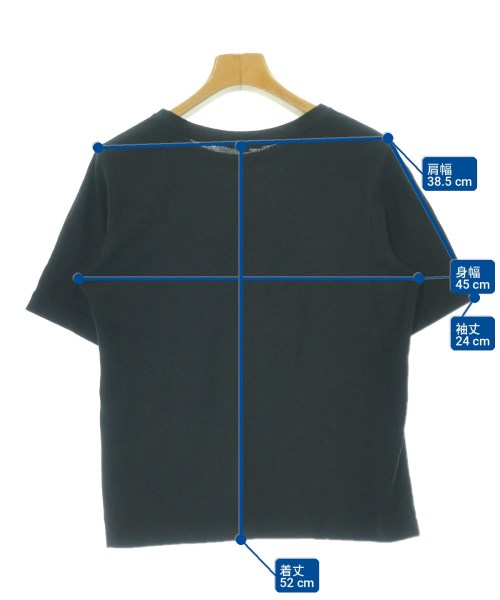 PLST（プラステ）Tシャツ・カットソー 黒 サイズ:M レディース/2200706169157