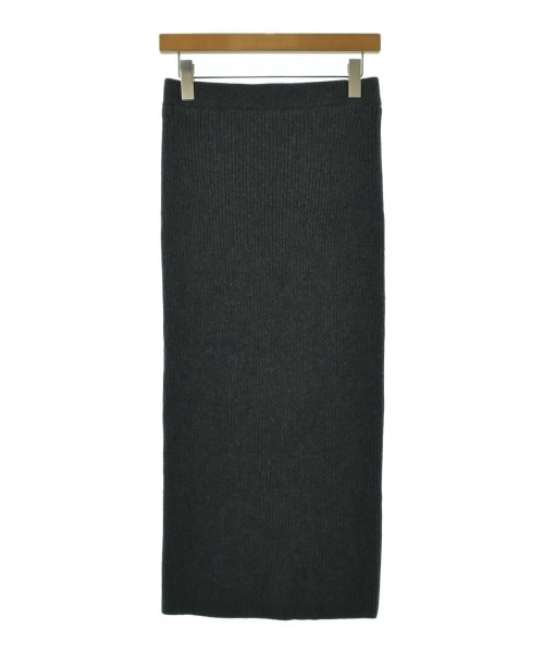 PLST(プラステ)ロング・マキシ丈スカート グレー サイズ:M/2200659423122