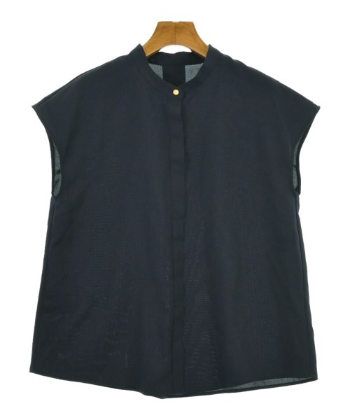 PLST(プラステ)ブラウス 紺 サイズ:M/2200660923130