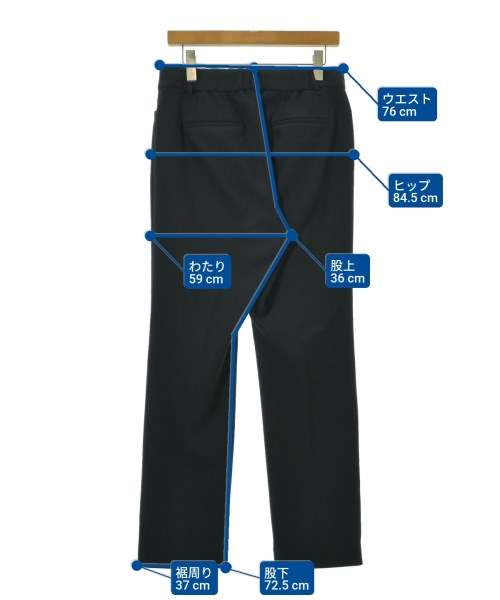 PLST（プラステ）スラックス 黒 サイズ:XL レディース/2200655681137