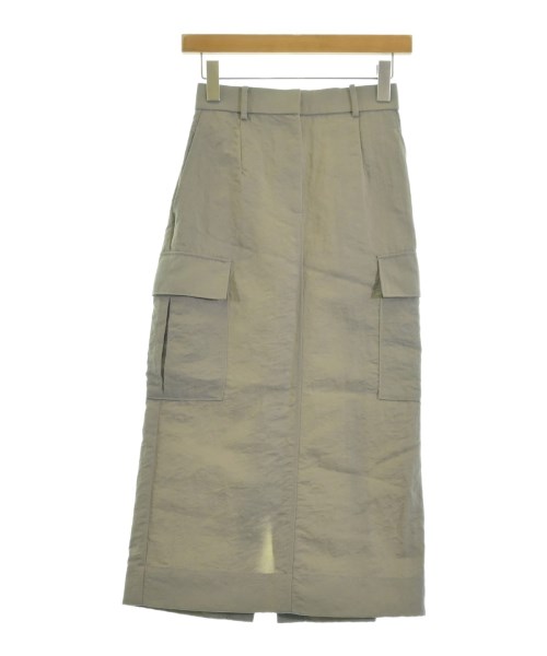 PLST(プラステ)ロング・マキシ丈スカート グレー サイズ:S/2200662461135