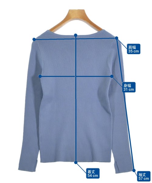 PLST（プラステ）ニット・セーター 青 サイズ:M レディース/2200662461142