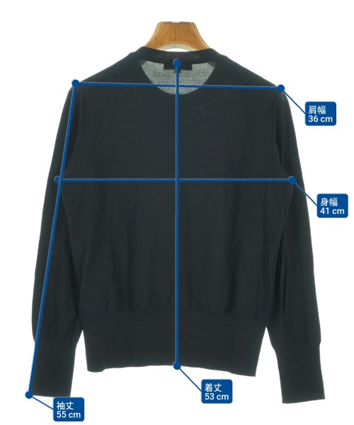 PLST（プラステ）カーディガン 黒 サイズ:M レディース/2200664843090