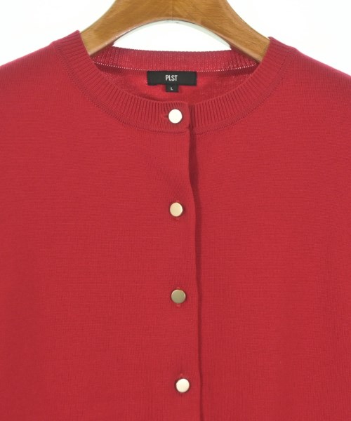 PLST（プラステ）カーディガン 赤 サイズ:L レディース/2200665400056