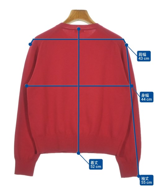 PLST（プラステ）カーディガン 赤 サイズ:L レディース/2200665400056