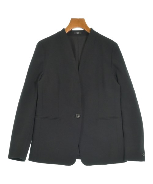 PLST（プラステ）ノーカラージャケット 黒 サイズ:M レディース/2200664485047