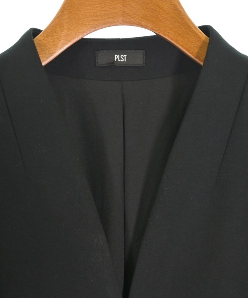 PLST（プラステ）ノーカラージャケット 黒 サイズ:M レディース/2200664485047