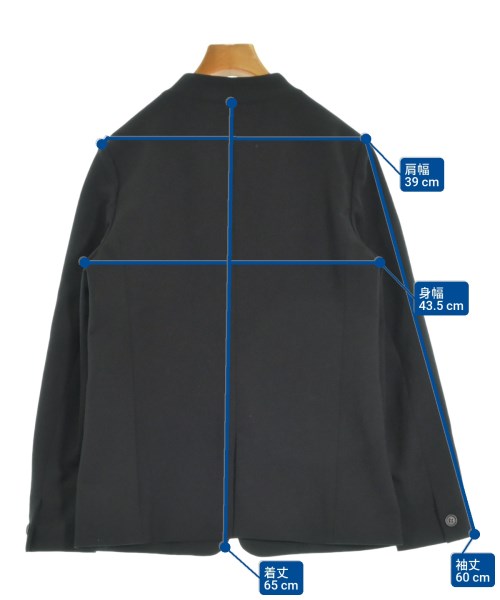 PLST（プラステ）ノーカラージャケット 黒 サイズ:M レディース/2200664485047