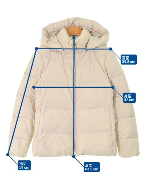 PLST（プラステ）ダウンジャケット/ダウンベスト ベージュ サイズ:S レディース/2200655531012