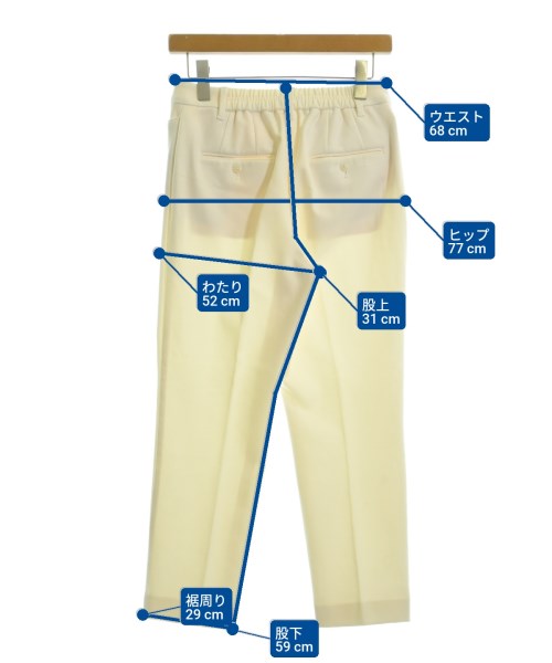 PLST（プラステ）スラックス 白 サイズ:M レディース/2200667899025