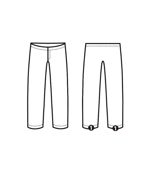 PLST（プラステ）スラックス グレー サイズ:S レディース/2200638881011