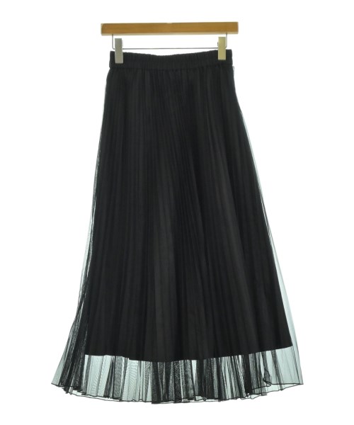 PLST(プラステ)ロング・マキシ丈スカート 黒 サイズ:S/2200638881042