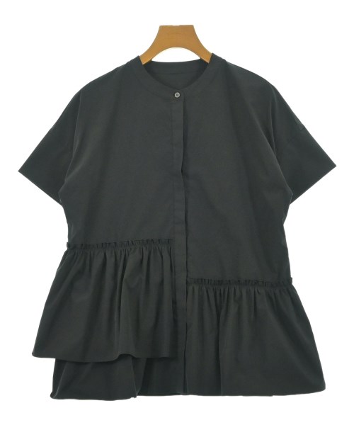 PLST(プラステ)ブラウス 黒 サイズ:S/2200671615017