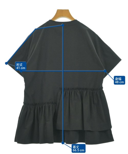 PLST（プラステ）ブラウス 黒 サイズ:S レディース/2200671615017