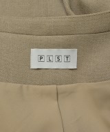 PLST（プラステ）ノーカラージャケット ベージュ サイズ:L レディース/2200717538041