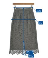 PLST（プラステ）ロング・マキシ丈スカート グレー サイズ:S レディース/2200718601034