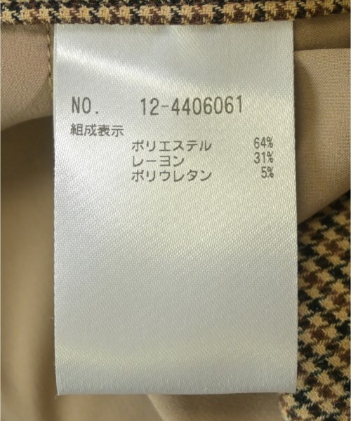 PLST（プラステ）スラックス 茶 サイズ:XS レディース/2200722466094