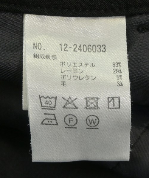 PLST（プラステ）スラックス 黒 サイズ:XS レディース/2200722585016