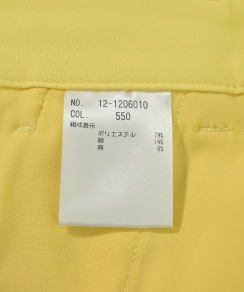 PLST（プラステ）スラックス 黄 サイズ:L レディース/2200718705091