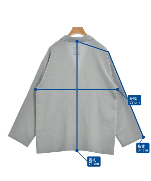 LEPSIM LOWRYSFARM（レプシィムローリーズファーム）カジュアルジャケット グレー サイズ:F レディース/2200629310032