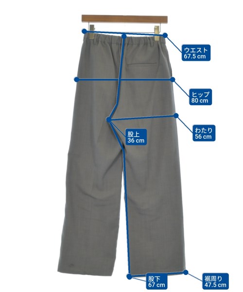 LEPSIM LOWRYSFARM（レプシィムローリーズファーム）スラックス グレー サイズ:M レディース/2200629310049