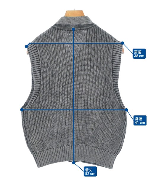 LEPSIM LOWRYSFARM（レプシィムローリーズファーム）ベスト グレー サイズ:F レディース/2200629310070