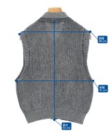 LEPSIM LOWRYSFARM（レプシィムローリーズファーム）ベスト グレー サイズ:F レディース/2200629310070