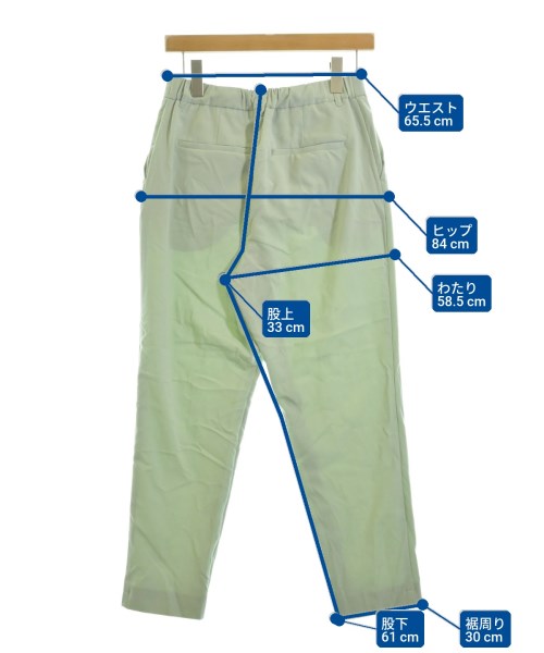 LEPSIM LOWRYSFARM（レプシィムローリーズファーム）スラックス 緑 サイズ:M レディース/2200637119153