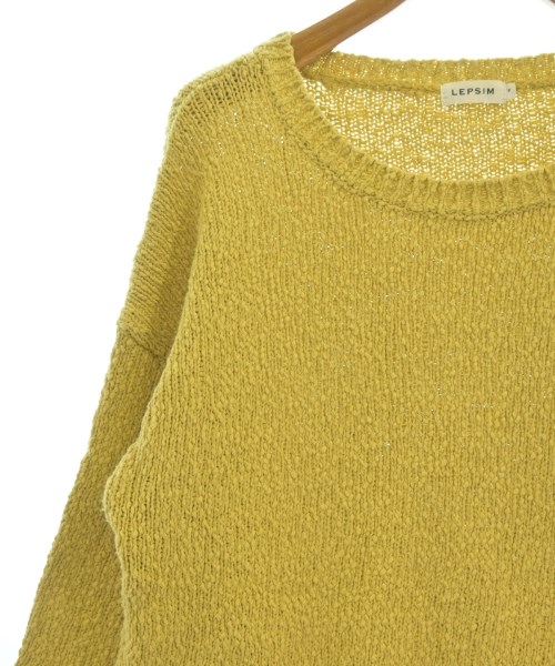 LEPSIM LOWRYSFARM（レプシィムローリーズファーム）ニット・セーター 黄 サイズ:F レディース/2200619590017