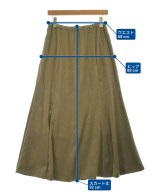 LEPSIM LOWRYSFARM（レプシィムローリーズファーム）ロング・マキシ丈スカート カーキ サイズ:F レディース/2200689712012