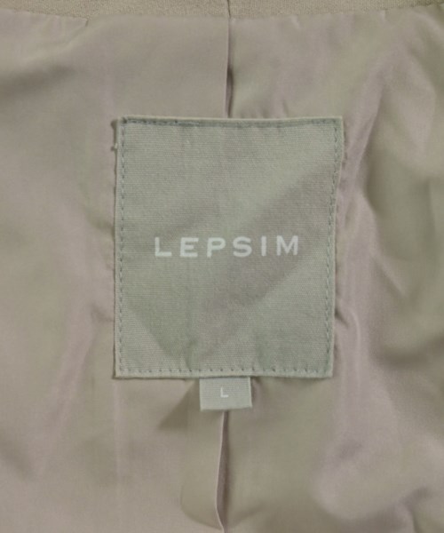 LEPSIM LOWRYSFARM（レプシィムローリーズファーム）ノーカラージャケット ベージュ サイズ:L レディース/2200695293062