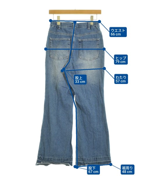 LEPSIM LOWRYSFARM（レプシィムローリーズファーム）デニムパンツ 青 サイズ:M レディース/2200650632141